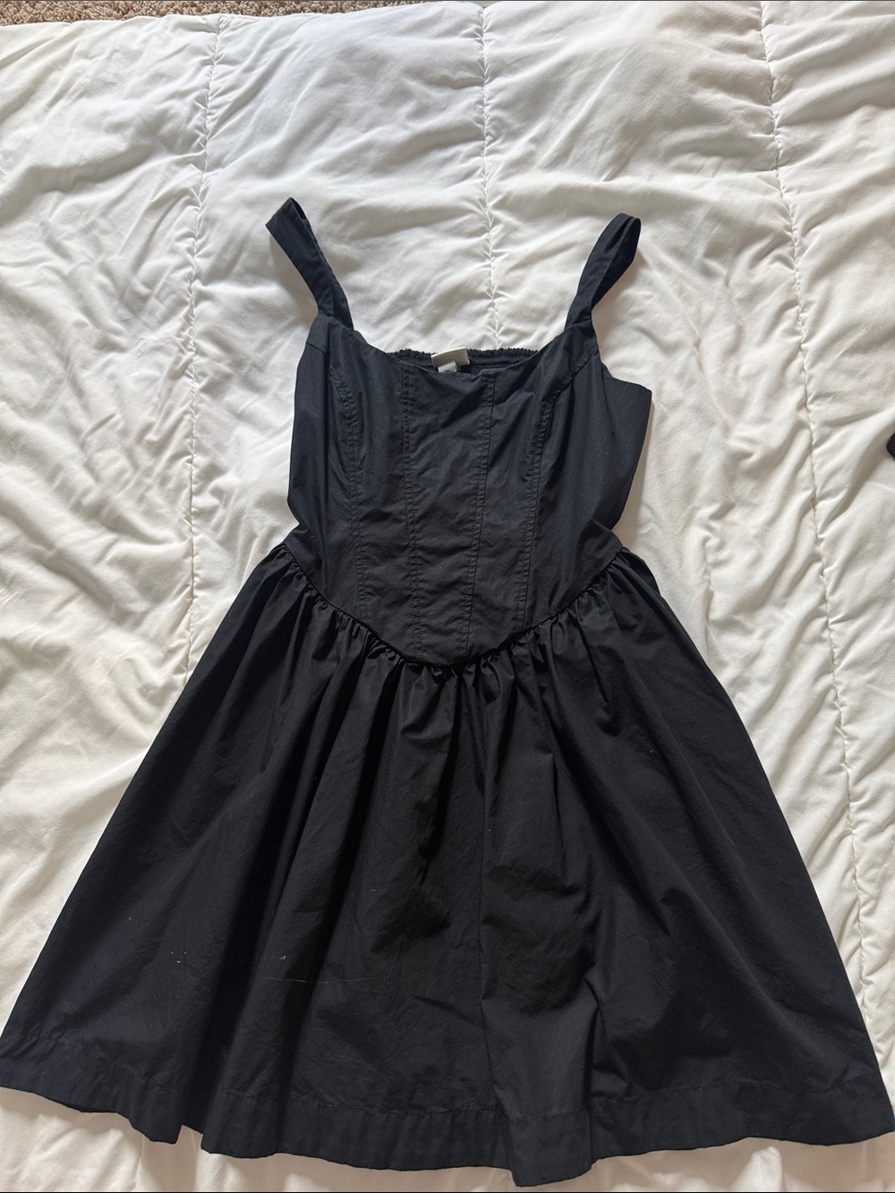 a new day Black Fit-and-Flare Mini Dress